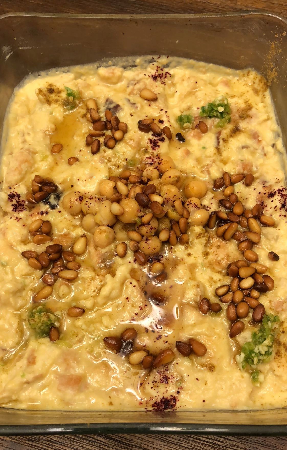 Fattet hummus chickpeas and yogurt