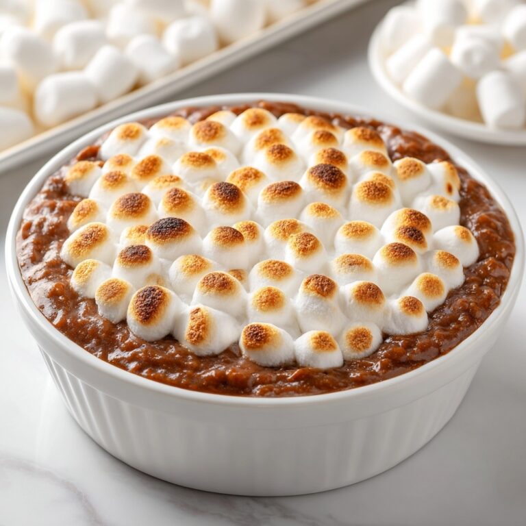 Sweet Potato Casserole with Marshmallow and Streusel Topping Recipe