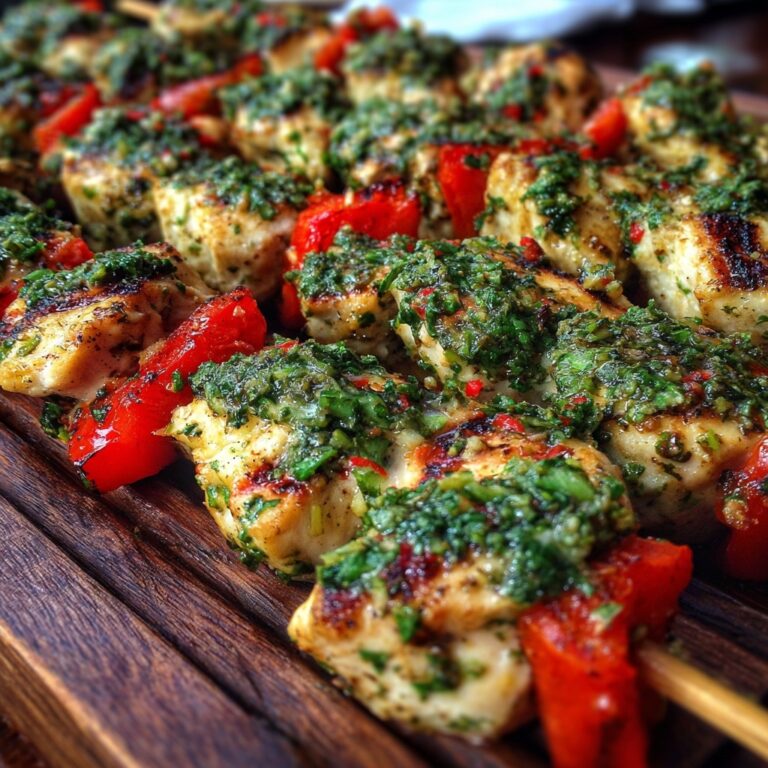Chicken Pesto Kabobs Recipe