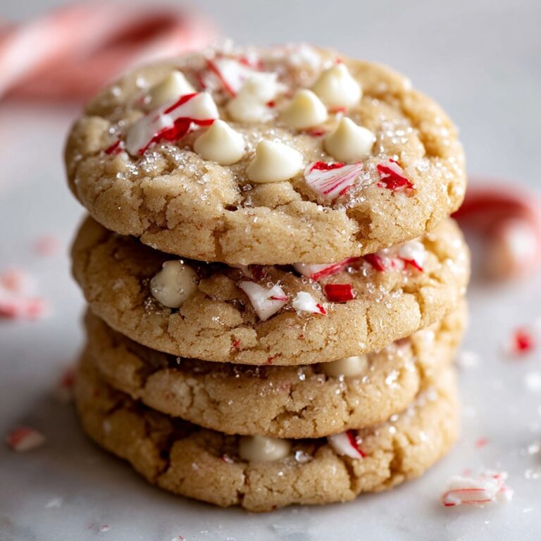 White Chocolate Candy Cane Cookies Recipe