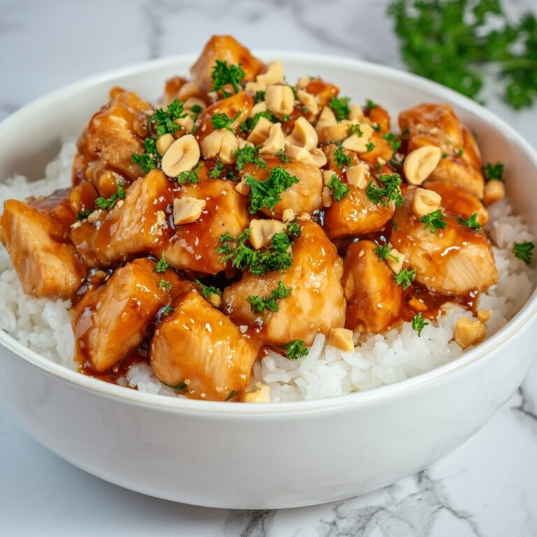 Slow Cooker Peanut Chicken Recipe