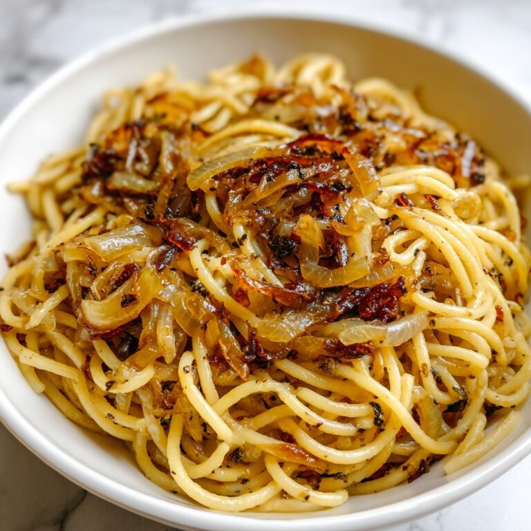 Caramelized Onion Pasta Recipe