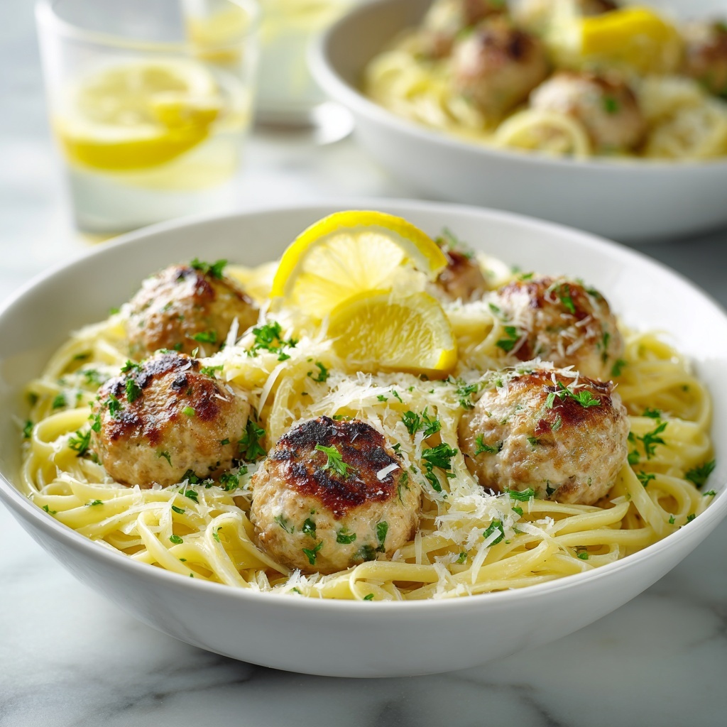 Chicken Piccata Meatballs Recipe - Recipe Image
