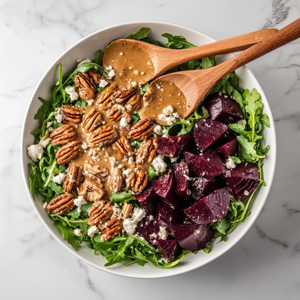 Beet Salad with Goat Cheese and Balsamic Vinaigrette Recipe - Recipe Image