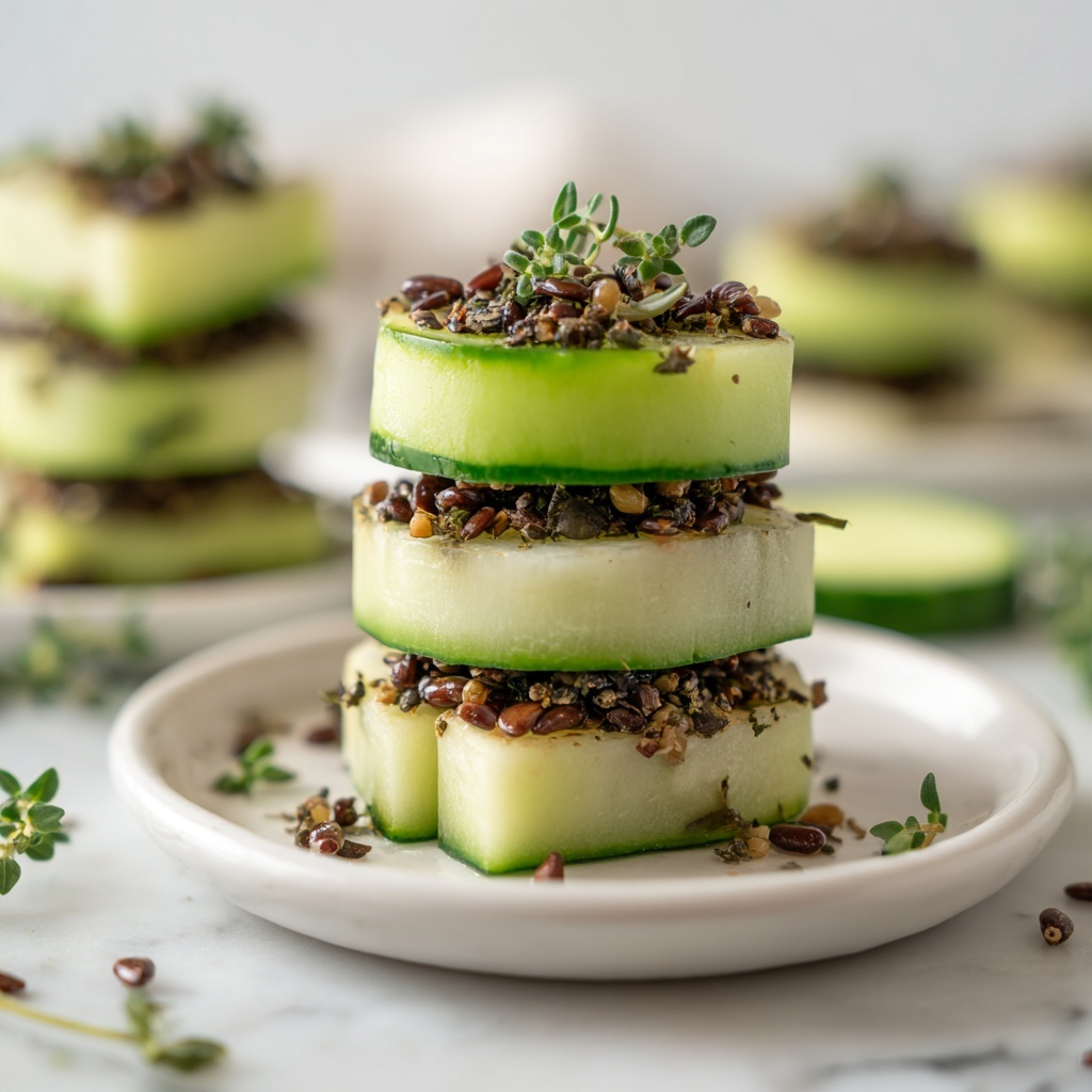 Tuna Cucumber Bites Recipe - Recipe Image