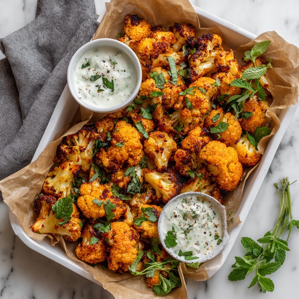 Crispy Cauliflower Buffalo Wings Recipe - Recipe Image