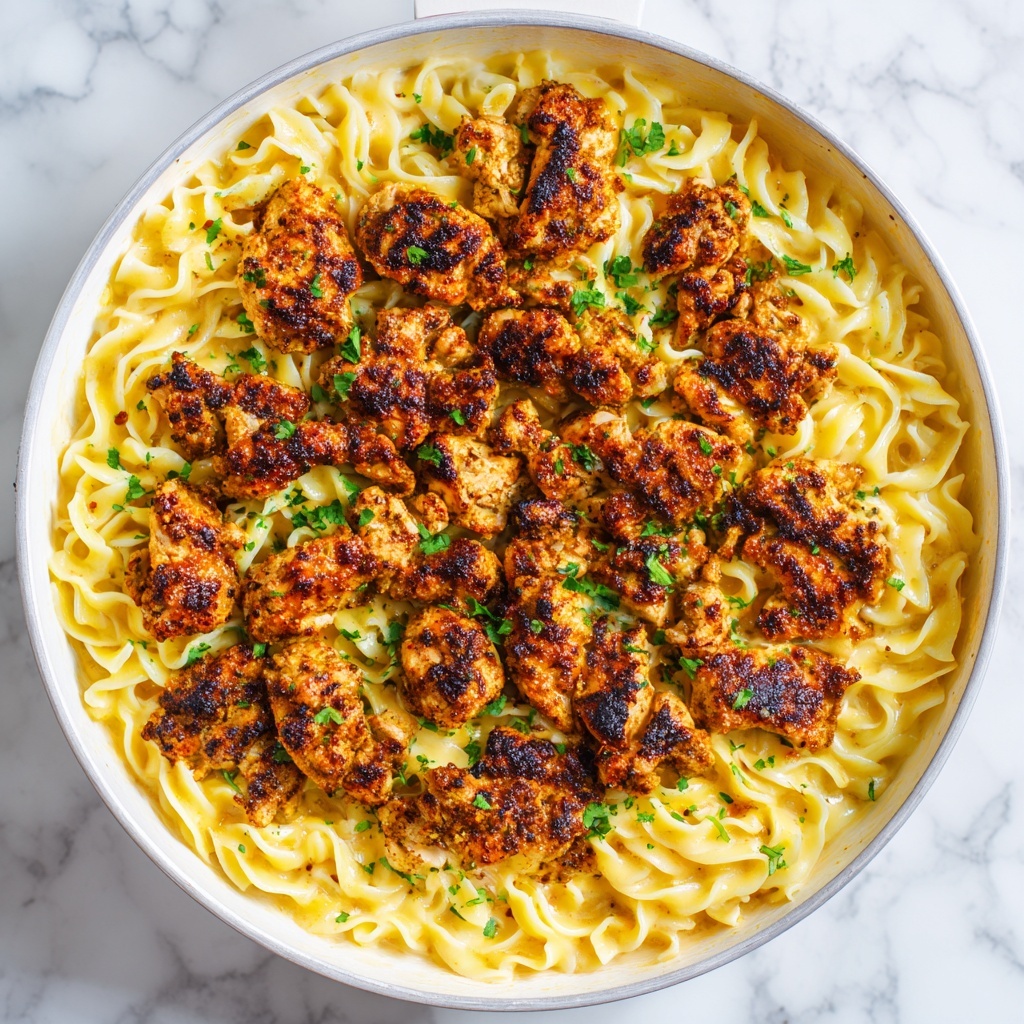 Blackened Cajun Chicken Alfredo Recipe - Recipe Image