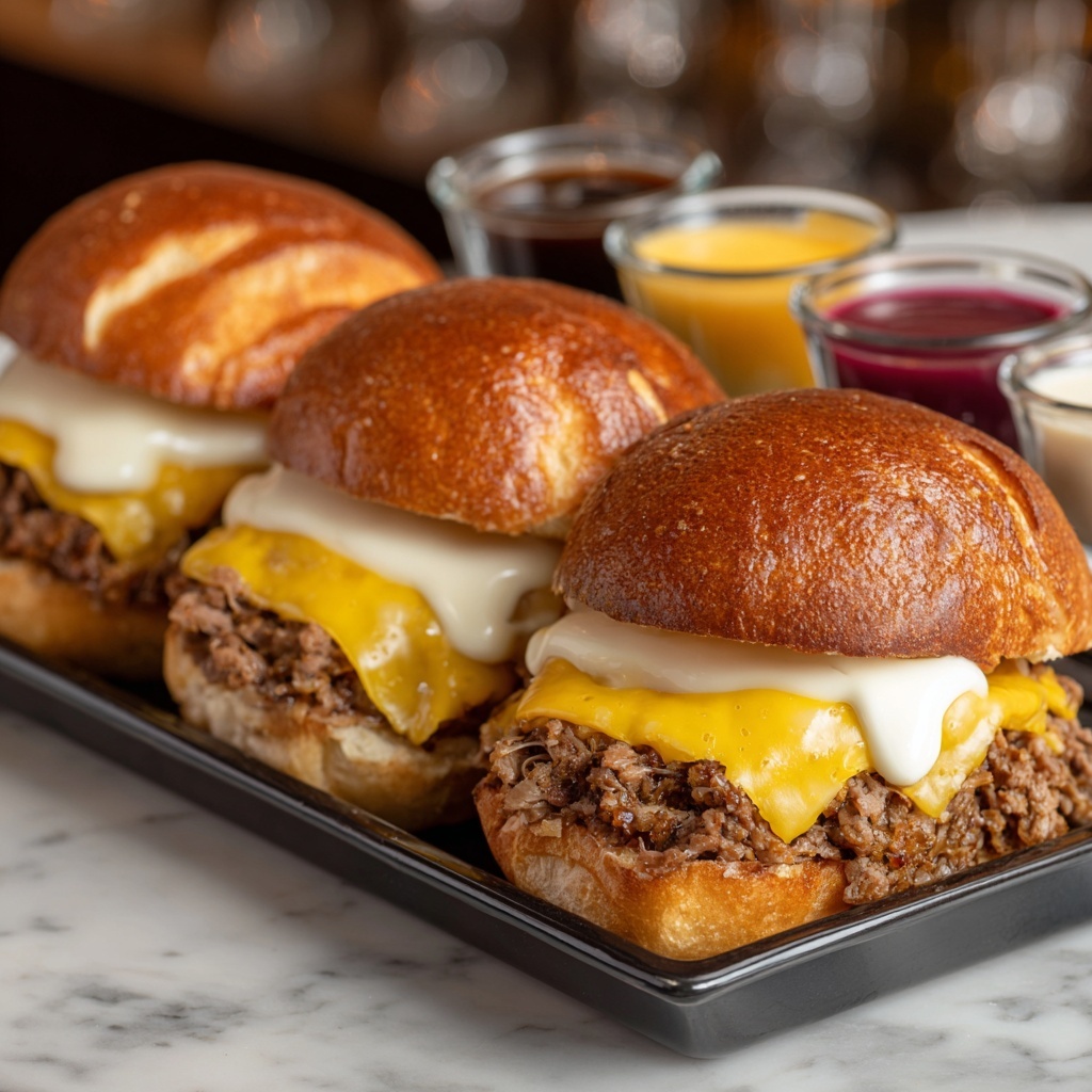 Philly Cheese Steak Sloppy Joes Recipe - Recipe Image