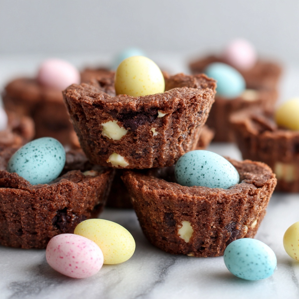 Mini Egg Brownie Bites Recipe - Recipe Image