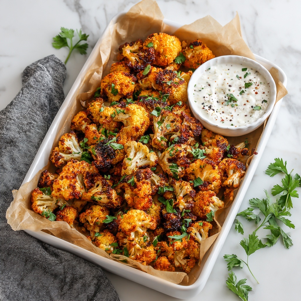 Crispy Cauliflower Buffalo Wings Recipe - Recipe Image