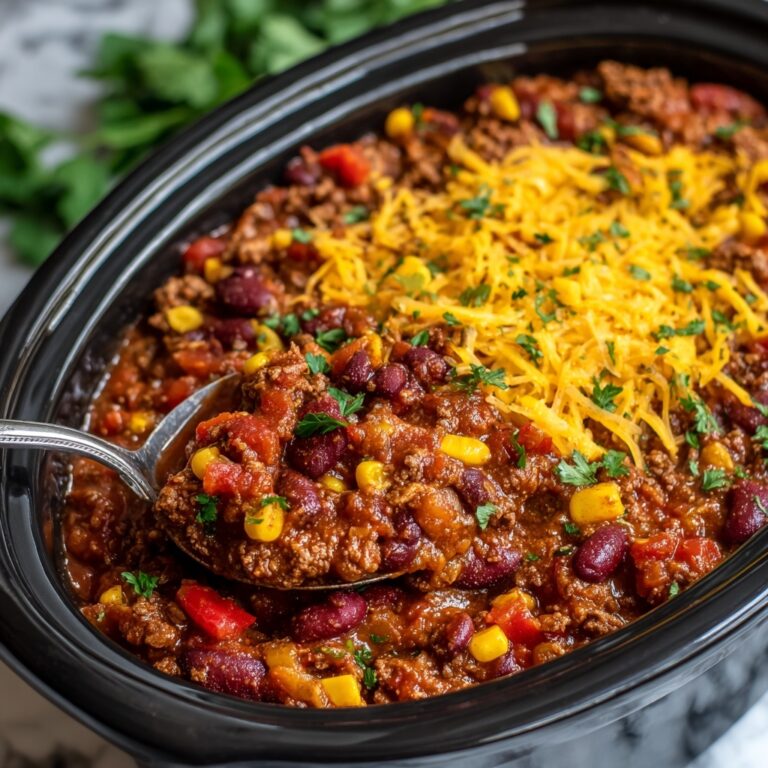 Slow Cooker Taco Casserole Recipe
