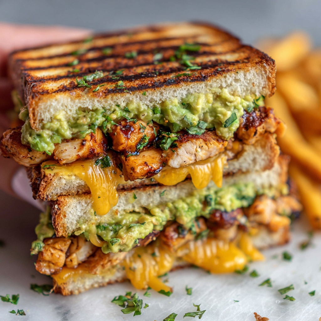 Chicken Avocado Melt Sandwich Recipe - Recipe Image