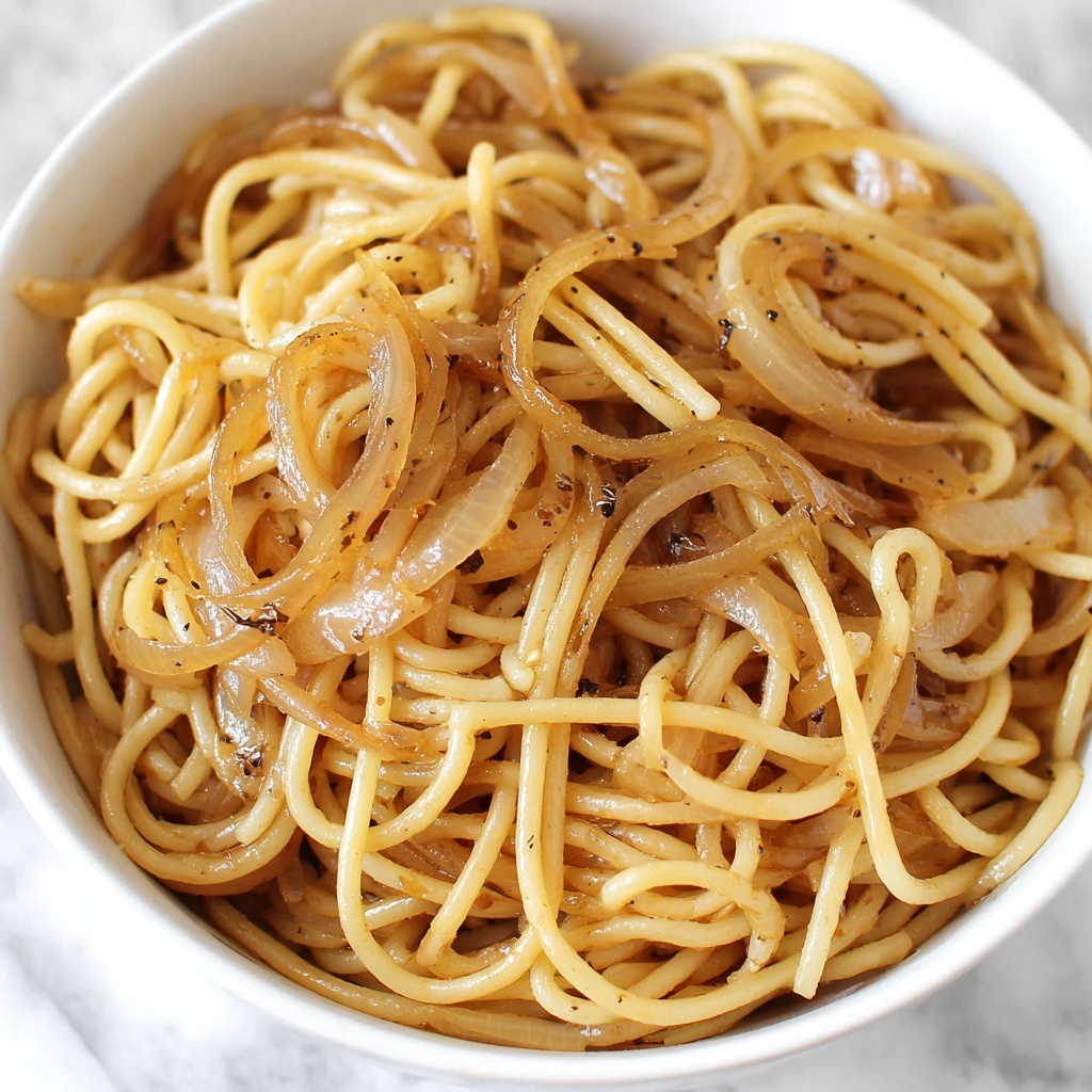 Caramelized Onion Pasta Recipe - Recipe Image
