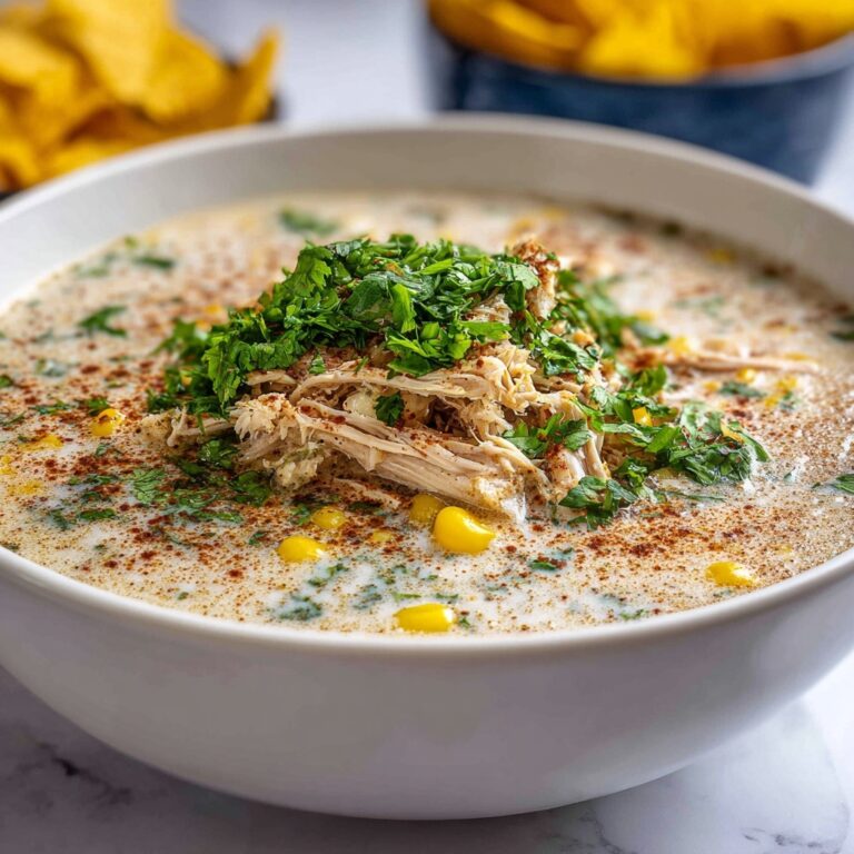 White Chicken Chili – A Hearty & Flavorful Comfort Meal Recipe