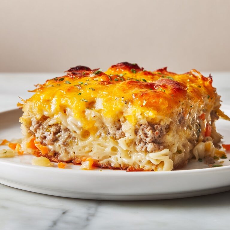 Sauerkraut Casserole with Ground Beef Recipe