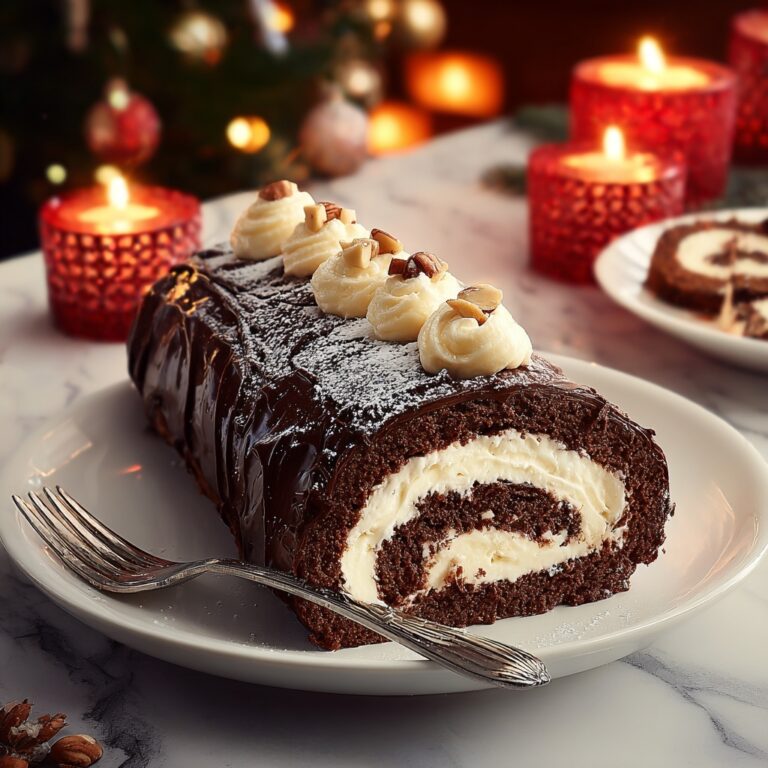 Yule Log Cake (Bûche de Noël) Recipe