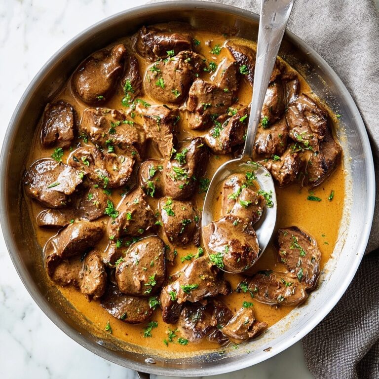 Creamy Chicken Livers Recipe
