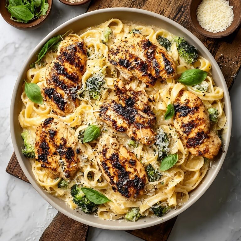Skinny Chicken Broccoli Alfredo Recipe