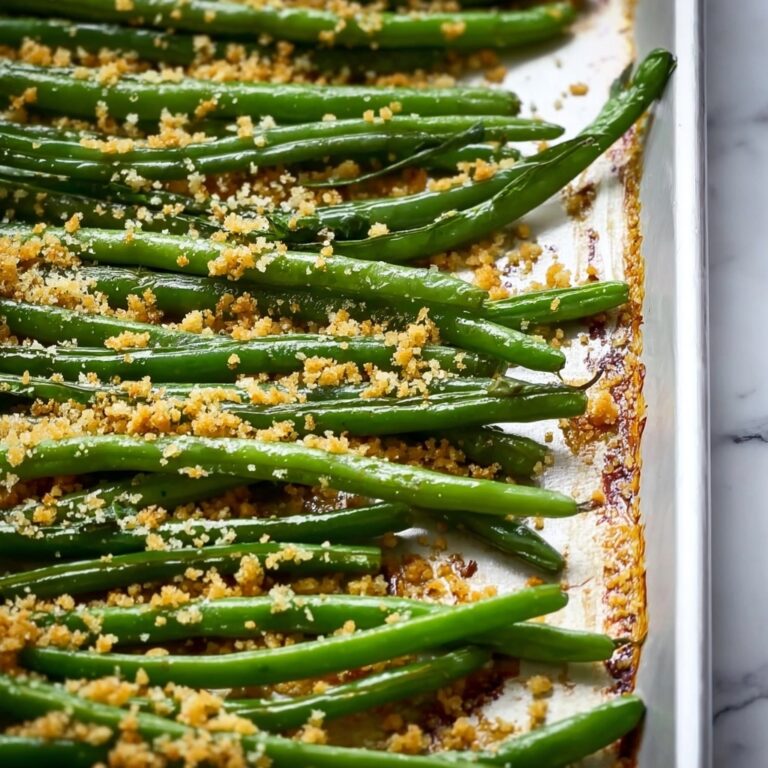 Roasted Parmesan Green Beans Recipe