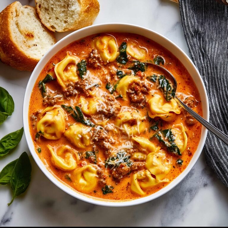 Creamy Sausage Tortellini Soup Recipe