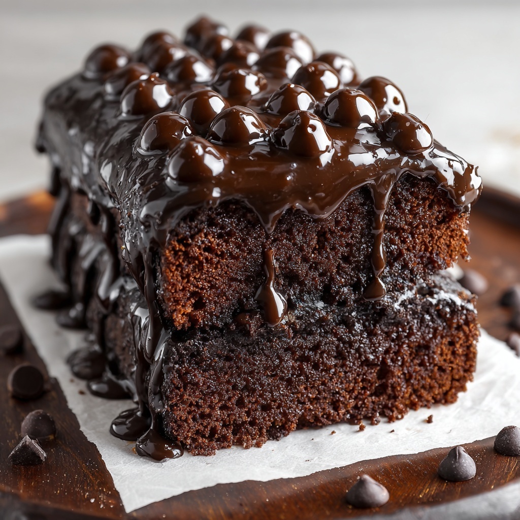 Hot Fudge Brownie Bread Recipe - Recipe Image