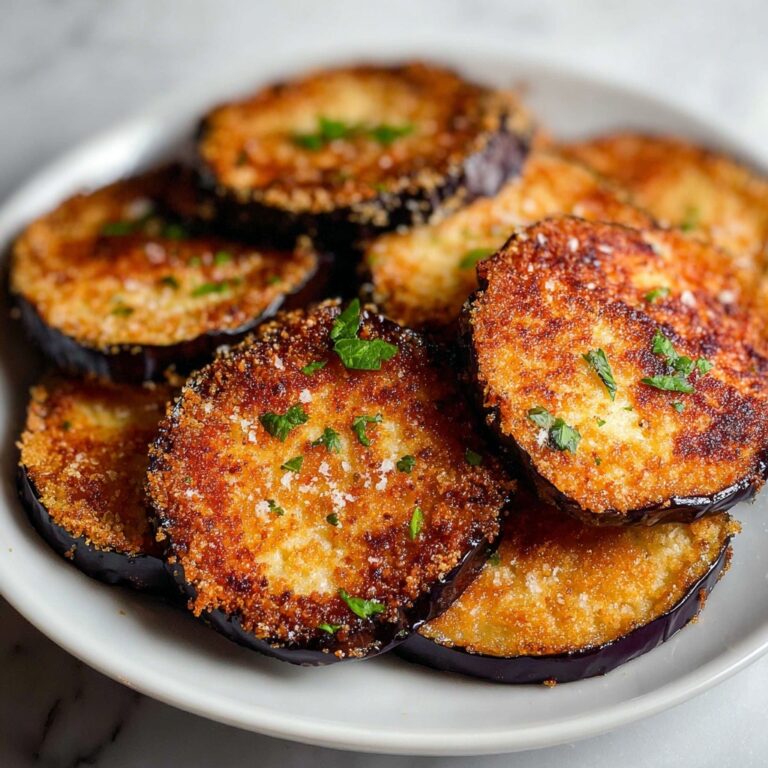 Crispy Parmesan Italian Seasoned Air Fryer Eggplant Recipe