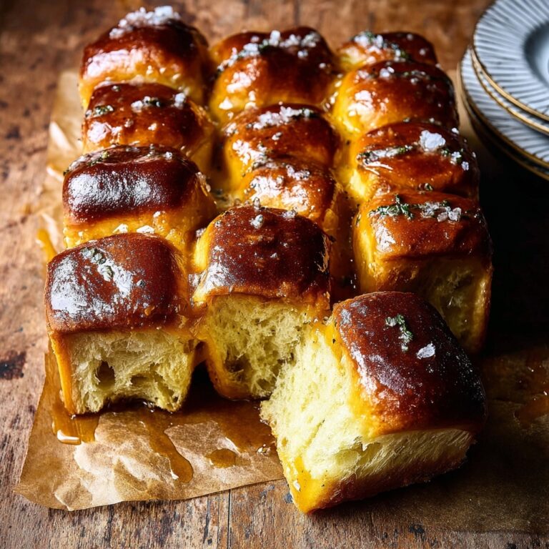 Salted Sage Honey Butter Brioche Rolls Recipe