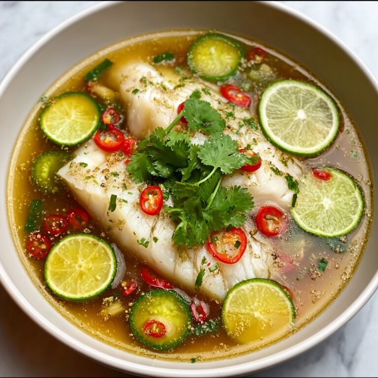 Spicy Lemon Fish Soup Recipe