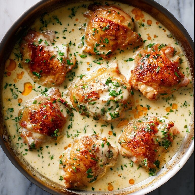 Creamy Oven-Baked Chicken Thighs Recipe