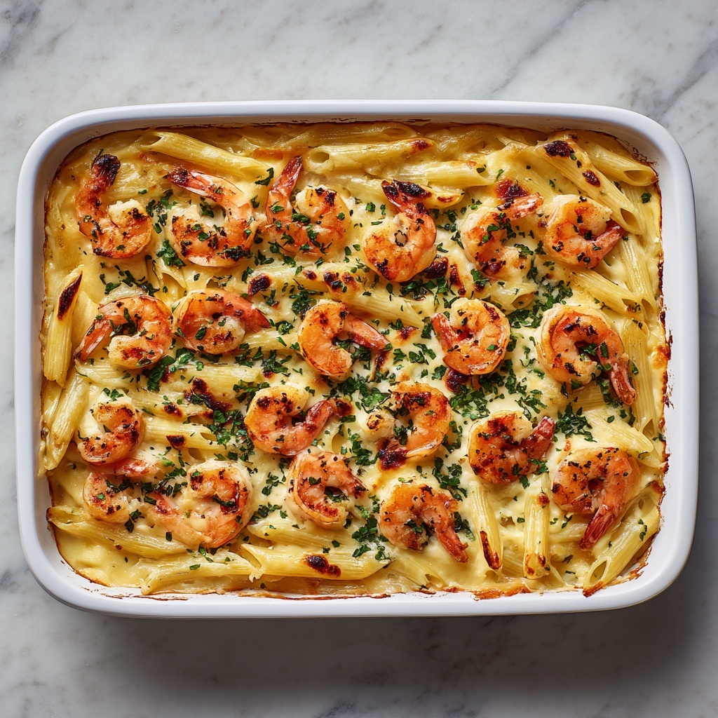 Shrimp Scampi Pasta Bake Recipe - Recipe Image