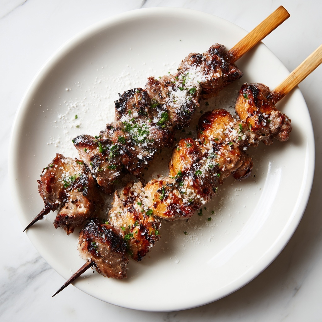 Ranch Garlic Parmesan Chicken Skewers Recipe - Recipe Image