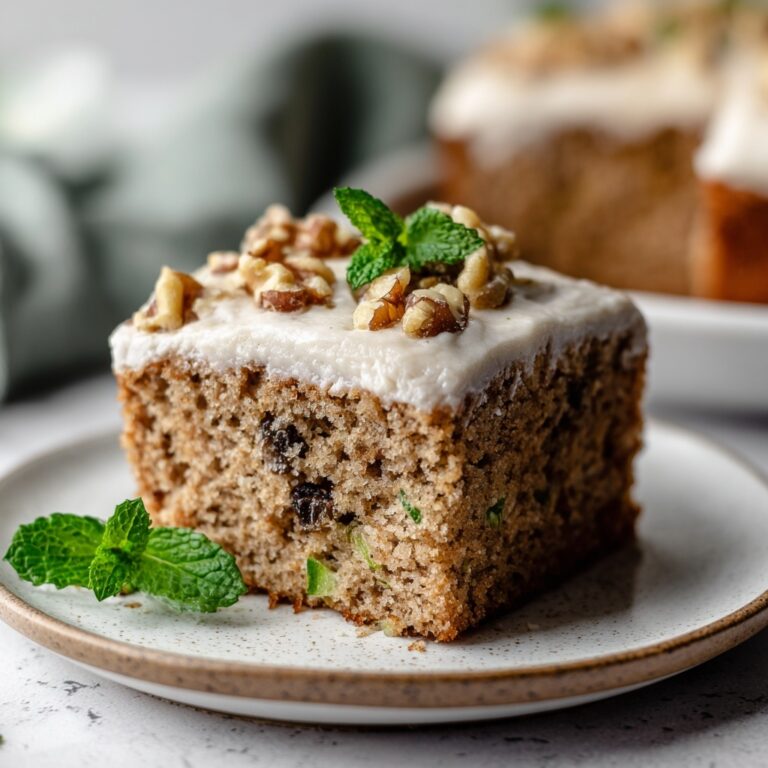 Moist Zucchini Cake Recipe