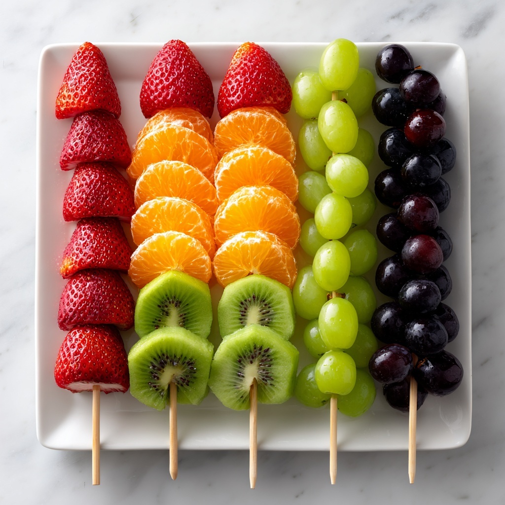 Candy Fruit Skewers – Crunchy Sweet Strawberry Delight Recipe - Recipe Image