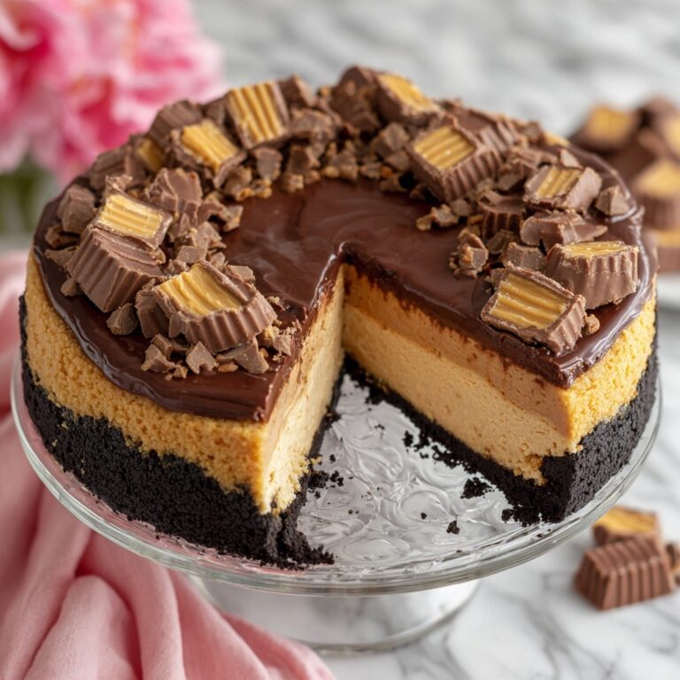 Chocolate Peanut Butter Cheesecake Recipe