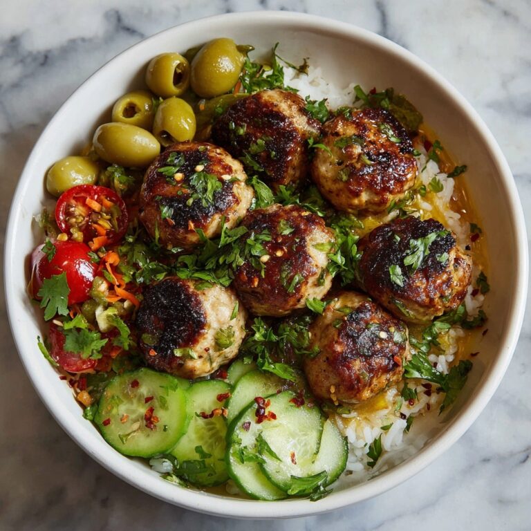 Mediterranean Chicken Meatballs Recipe