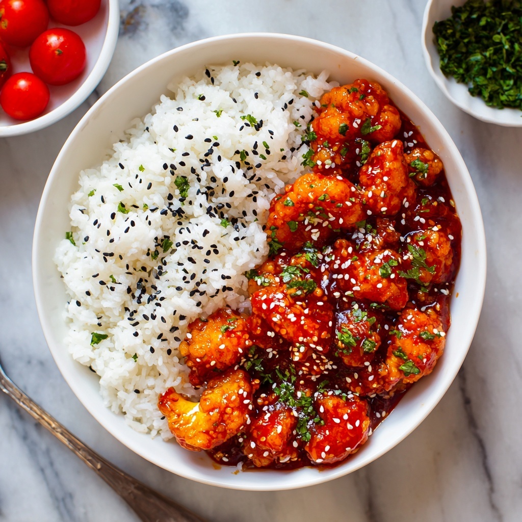 Sticky Sesame Cauliflower (Vegan Recipe) Recipe - Recipe Image