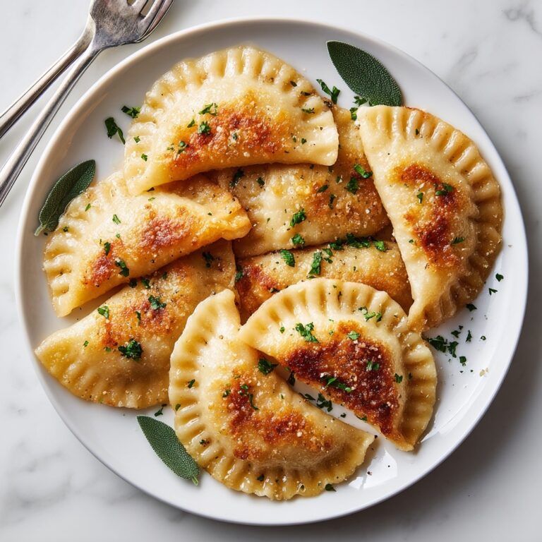 Roasted Butternut Squash Feta Pierogi Recipe