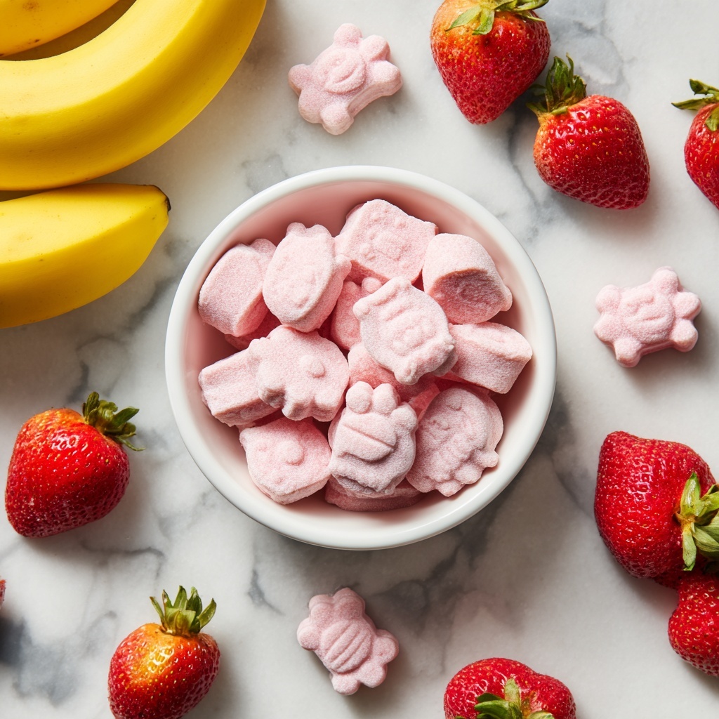 Strawberry Banana Bites for Dogs Recipe - Recipe Image