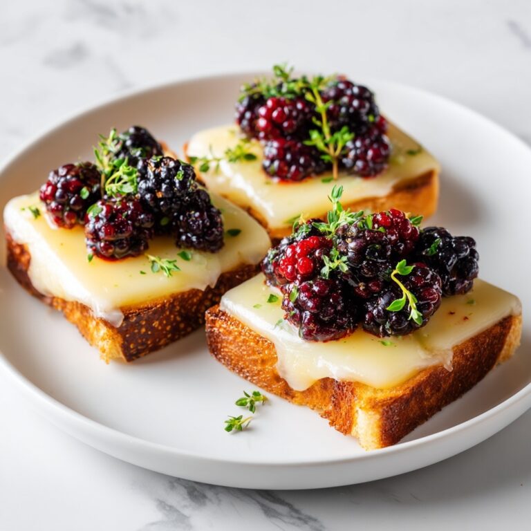 Crispy Crostini with Balsamic Roasted Cranberries and Creamy Brie Recipe
