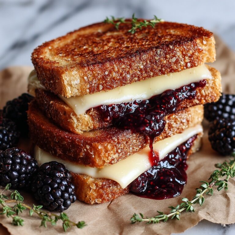 Blackberry Balsamic and Brie Grilled Cheese Recipe