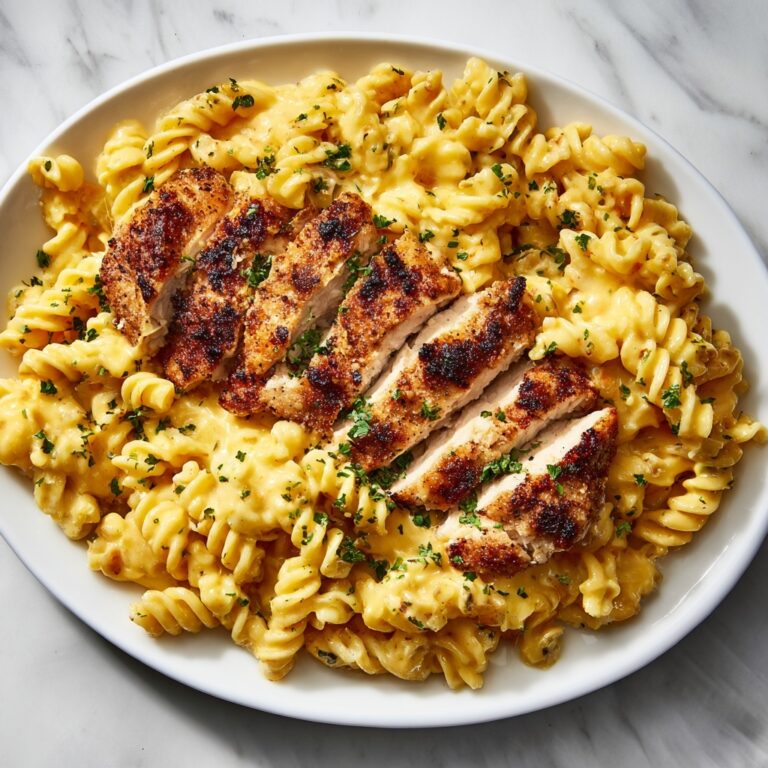 Parmesan Garlic Chicken Mac and Cheese Recipe