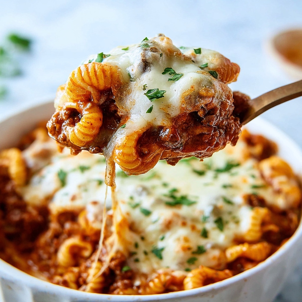 Cheesy Tortellini Alfredo Bake Recipe - Recipe Image