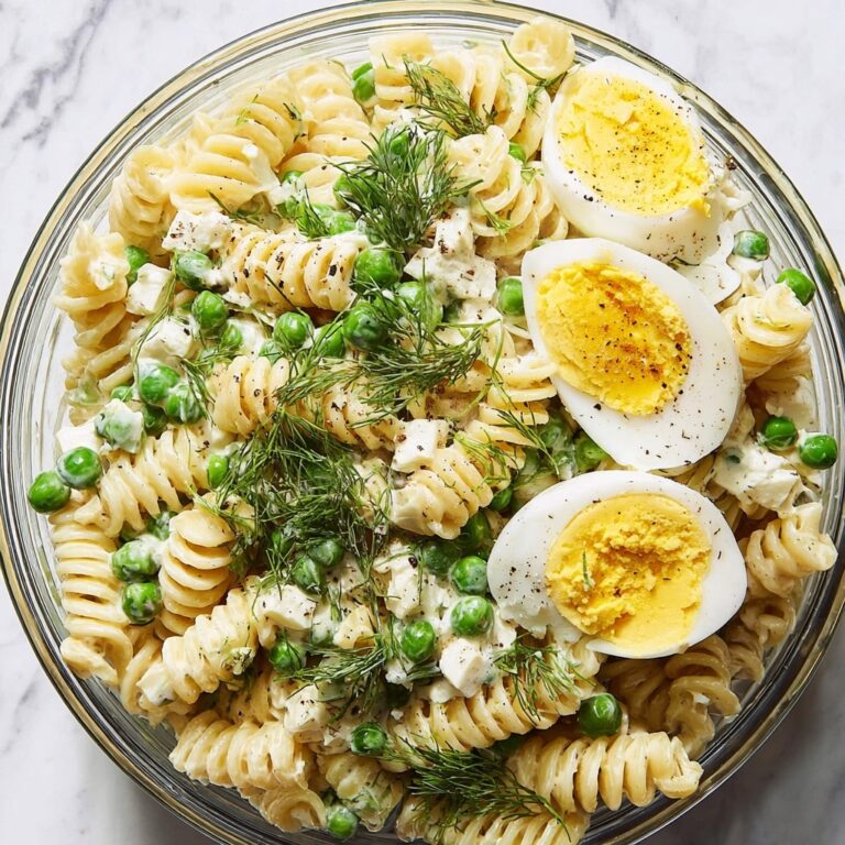 Creamy Pasta Salad with Hard-Boiled Eggs Recipe