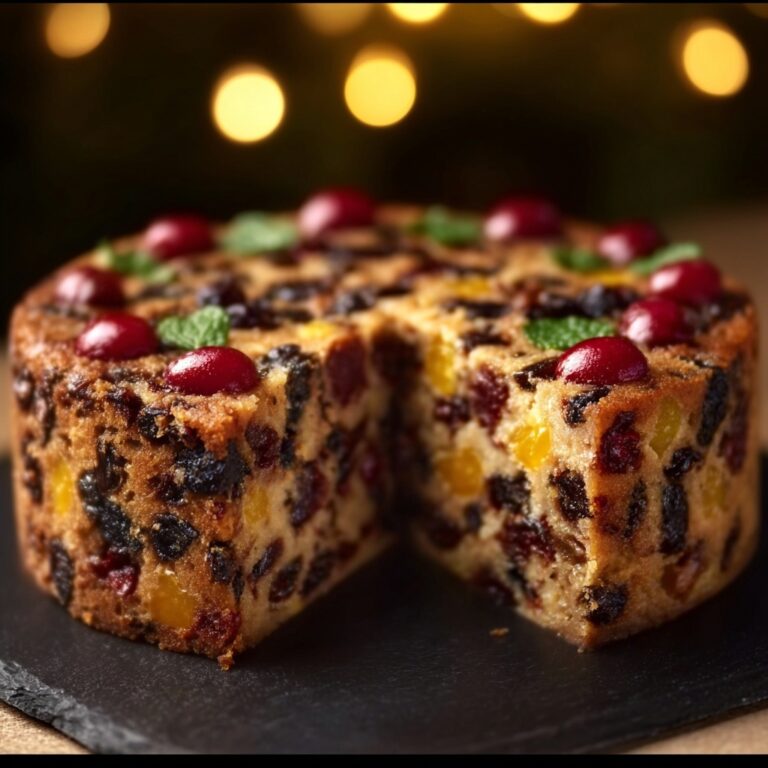 Old-Fashioned German Fruit Cake Recipe
