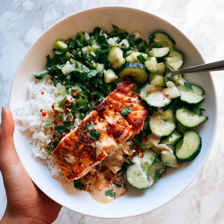 Bang Bang Salmon with Avocado Cucumber Salsa Recipe