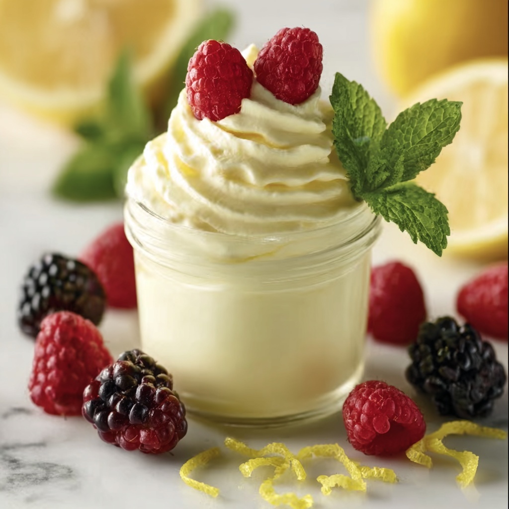 Lemon Whipped Greek Yogurt Recipe - Recipe Image