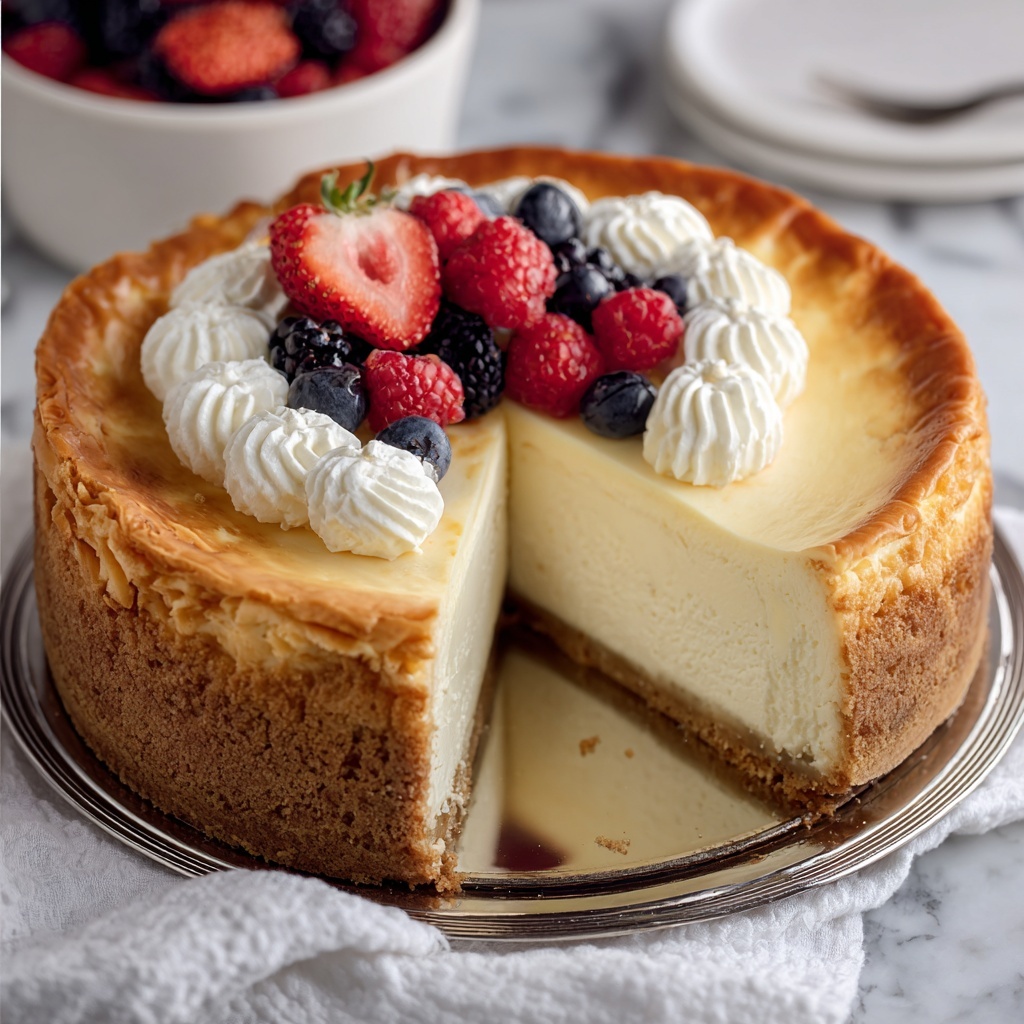 Classic Creamy Cheesecake Recipe - Recipe Image