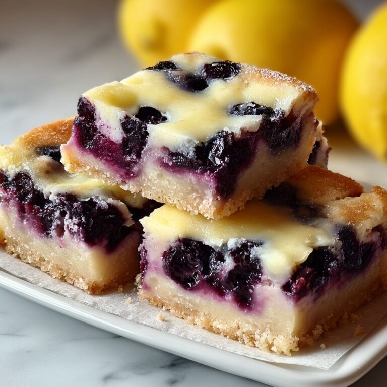 Lemon Blueberry Bars Recipe