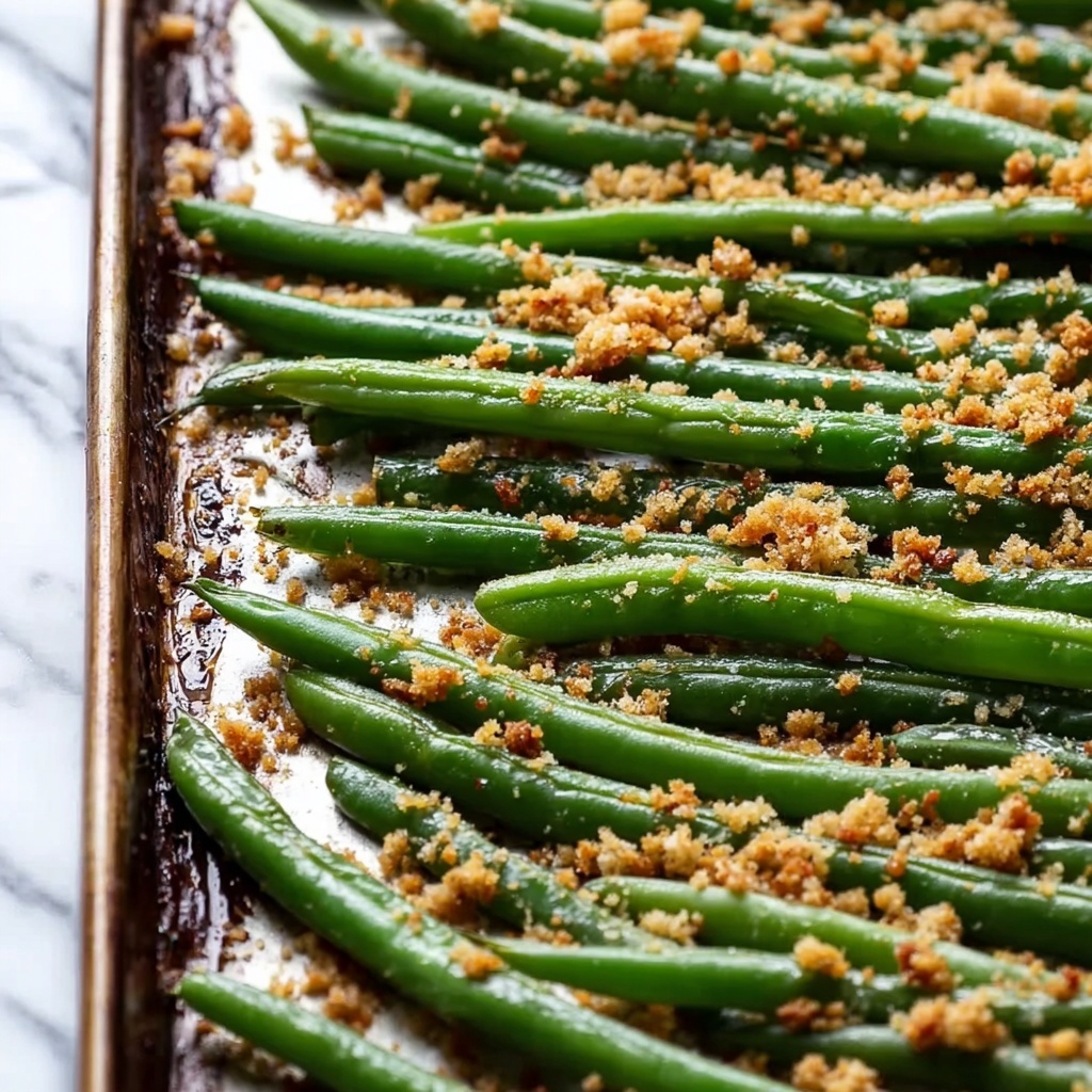 Roasted Parmesan Green Beans Recipe - Recipe Image