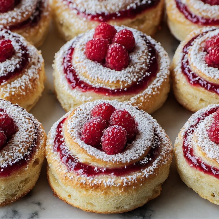 Raspberry Custard Buns Recipe